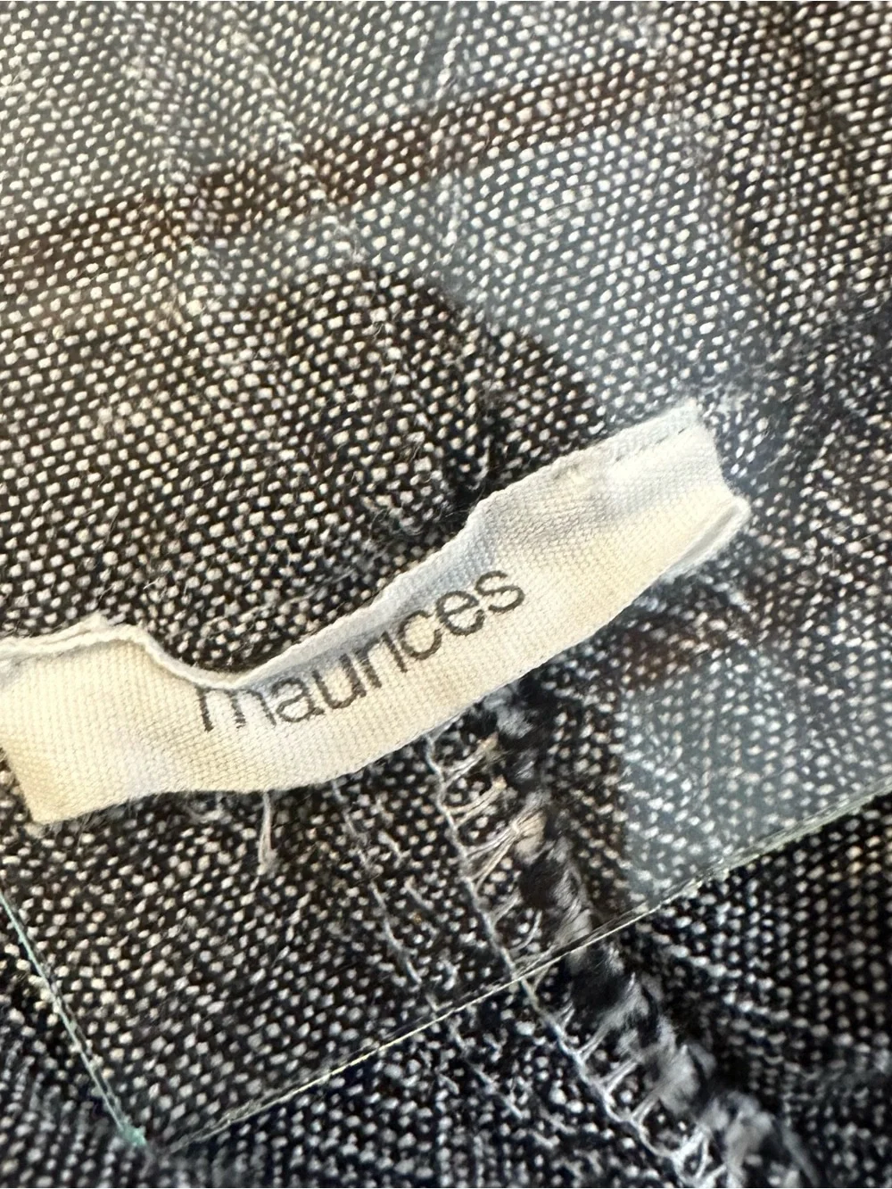 Maurices gray linen/rayon blend wide leg trousers pants Sz M office siren